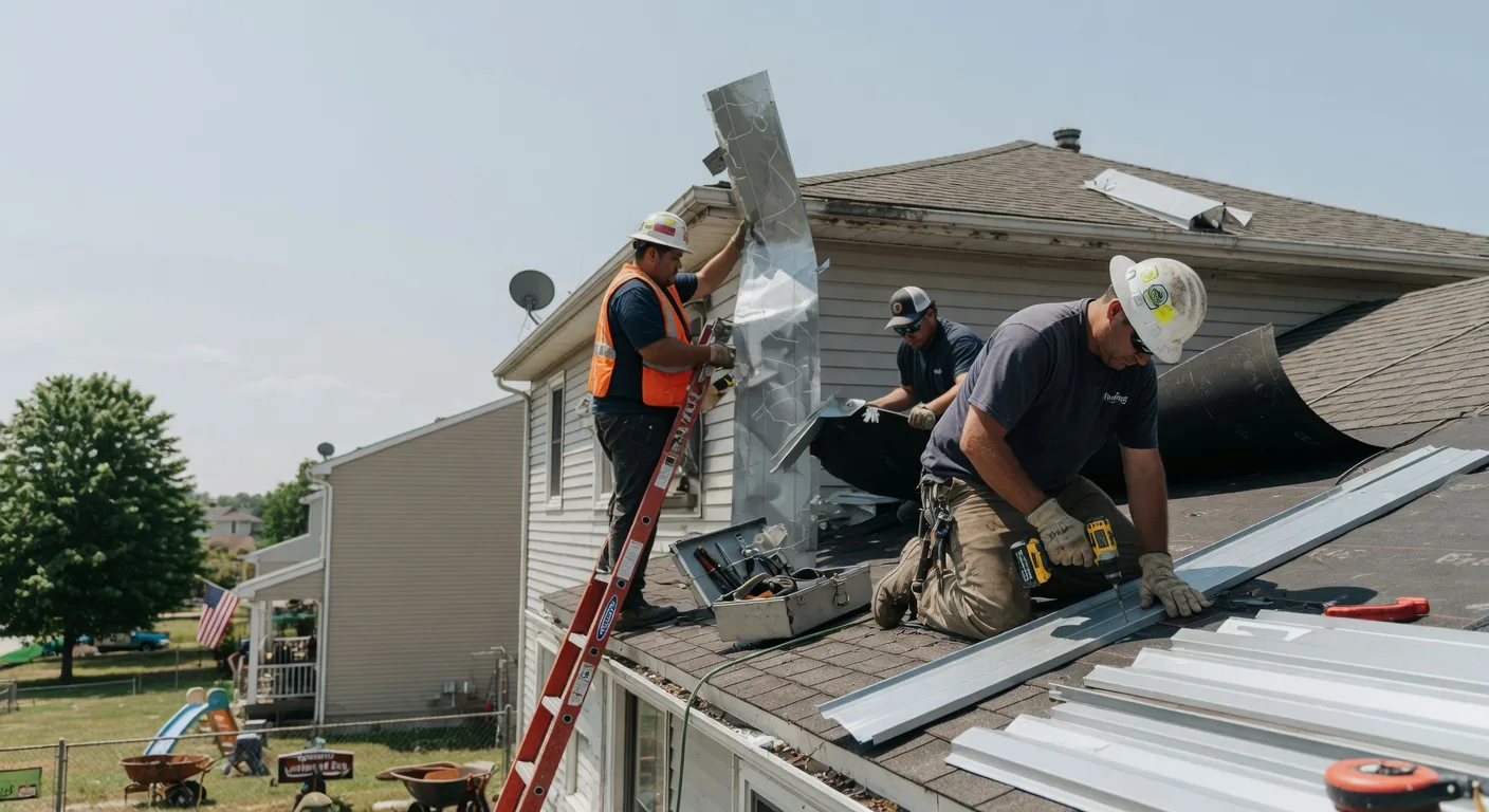 Storm Damage Metal Roof Repair in Crab Orchard, KY